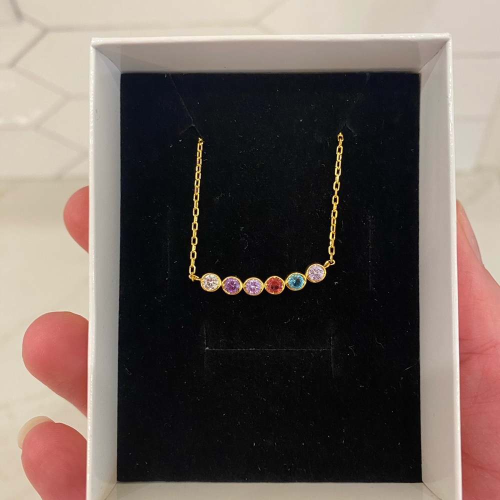 Birthstone necklace